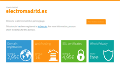 Desktop Screenshot of electromadrid.es