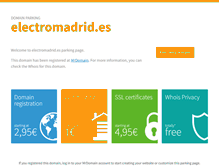 Tablet Screenshot of electromadrid.es
